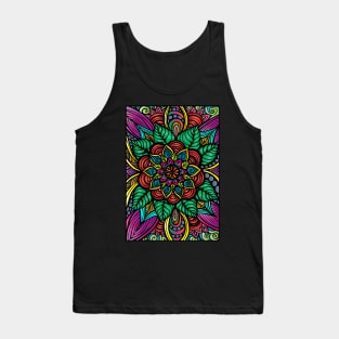 mandala colored Tank Top